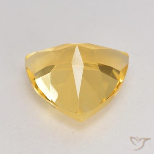 Citrino Dorado natural de 2.10 ct, Trillón, VVS-VS