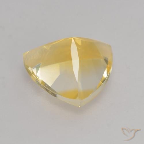 Citrino Dorado natural de 2.18 ct, Trillón, VVS-VS