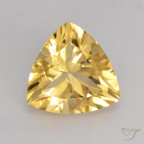 2.20ct Natural Dorado medio Citrino, Trillón, VVS-VS