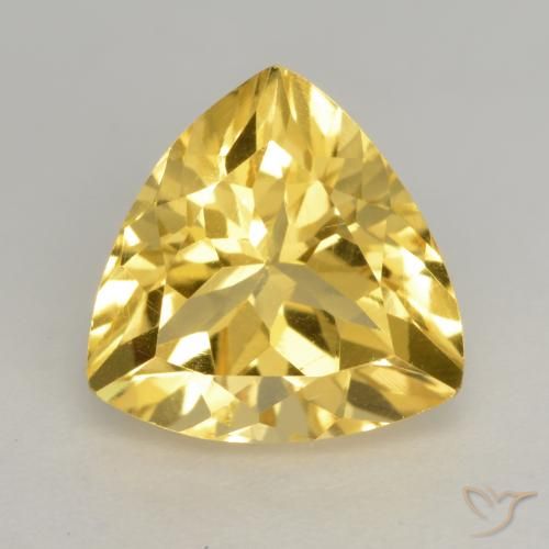 2.39ct Natural Naranja dorado Citrino, Trillón, VVS-VS