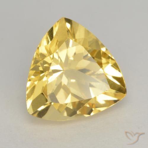 Citrino Naranja dorado natural de 2.39 ct, Trillón, VVS-VS