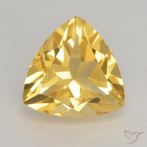 2.35ct Natural Oro Citrino, Trillón, VVS-VS