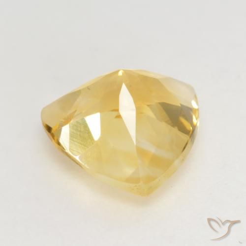 Citrino Dorado claro medio natural de 2.15 ct, Trillón, VVS-VS