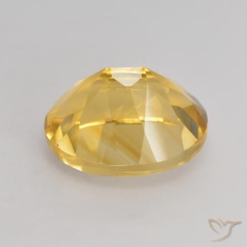 Citrino Dorado natural de 3.68 ct, Ovalada, VVS-VS