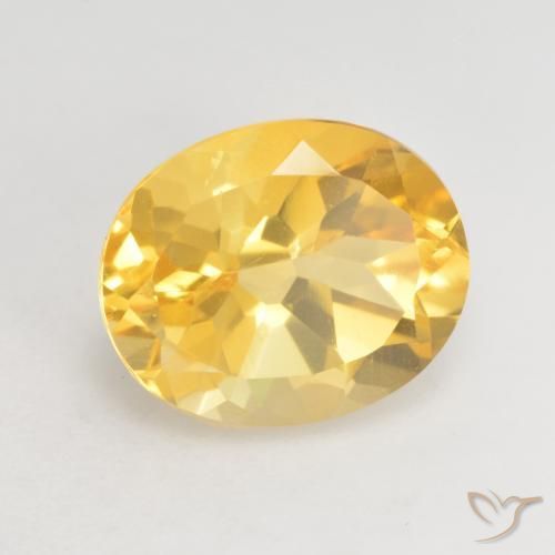 Citrino Oro natural de 3.66 ct, Ovalada, VVS-VS