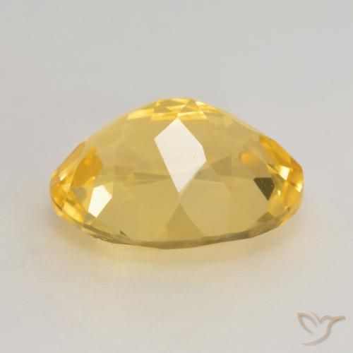 Citrino Dorado natural de 2.94 ct, Ovalada, VVS-VS