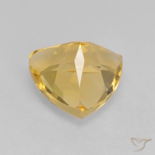 Citrino Dorado medio natural de 1.76 ct, Trillón, VS