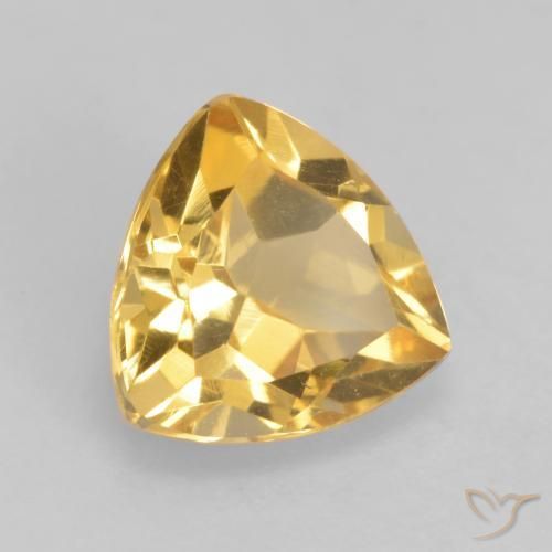 Citrino Dorado medio natural de 1.76 ct, Trillón, VS