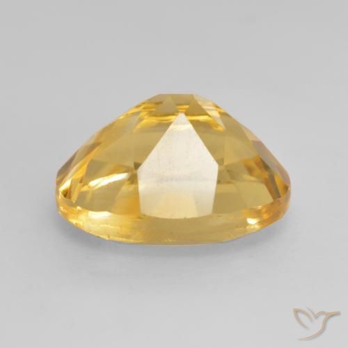 Citrino Naranja dorado intenso natural de 3.73 ct, Ovalada, VS
