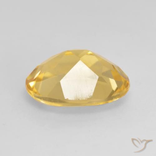Citrino Naranja dorado intenso natural de 2.90 ct, Ovalada, VS