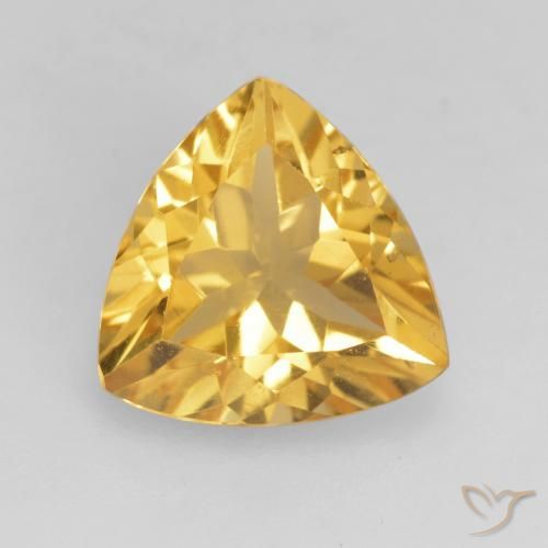 2.05ct Natural Dorado medio Citrino, Trillón, VVS-VS