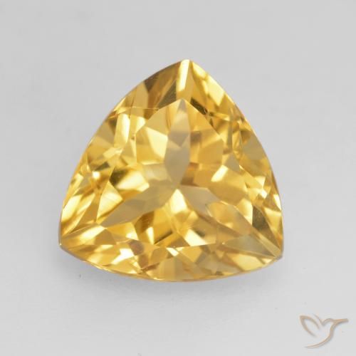 2.29ct Natural Dorado medio Citrino, Trillón, VVS-VS