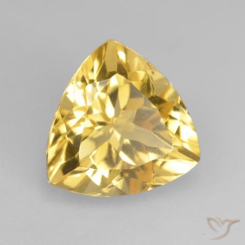 Citrino Naranja dorado natural de 2.31 ct, Trillón, VVS-VS
