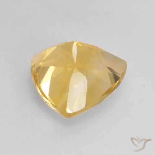 Citrino Dorado natural de 2.20 ct, Trillón, VVS-VS