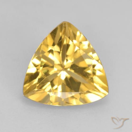 2.18ct Natural Dorado Citrino, Trillón, VVS-VS