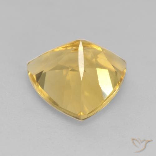 Citrino Dorado natural de 2.18 ct, Trillón, VVS-VS