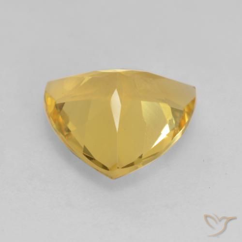 Citrino Dorado natural de 2.02 ct, Trillón, VVS-VS