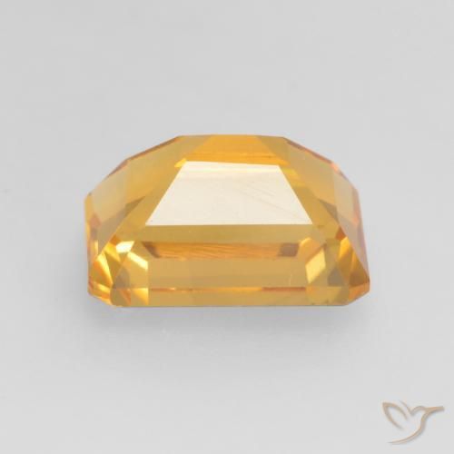 Citrino Dorado naranja claro medio natural de 1.70 ct, Corte Octágono / Esmeralda, VVS-VS