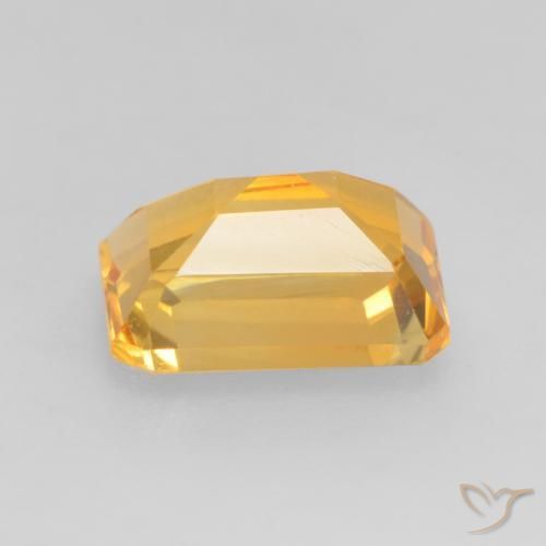 Citrino Dorado oscuro natural de 1.57 ct, Corte Octágono / Esmeralda, VVS-VS
