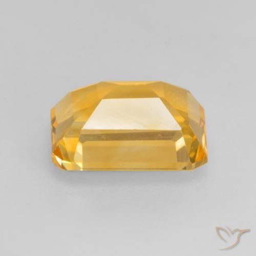 Citrino Dorado oscuro natural de 1.54 ct, Corte Octágono / Esmeralda, VVS-VS