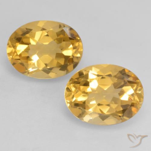 3.42ctw Natural Naranja dorado intenso Citrino, Ovalada, VVS-VS