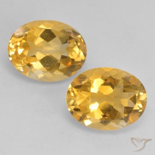 3.54ctw Natural Dorado Citrino, Ovalada, VVS-VS