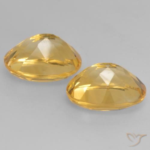 Gemas de Citrino Naranja dorado intenso natural de 3.67 ct, Ovalada, VVS-VS