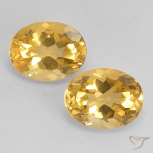 3.45ctw Natural Naranja dorado Citrino, Ovalada, VVS-VS