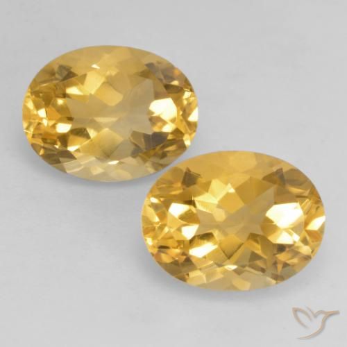 3.51ctw Natural Naranja dorado Citrino, Ovalada, VVS-VS