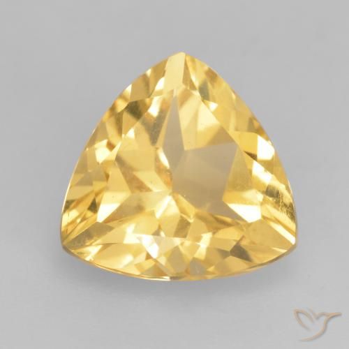 2.34ct Natural Dorado medio Citrino, Trillón, VVS-VS