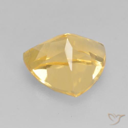 Citrino Dorado medio natural de 2.34 ct, Trillón, VVS-VS