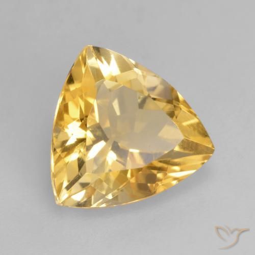 Citrino Naranja dorado natural de 1.98 ct, Trillón, VVS-VS