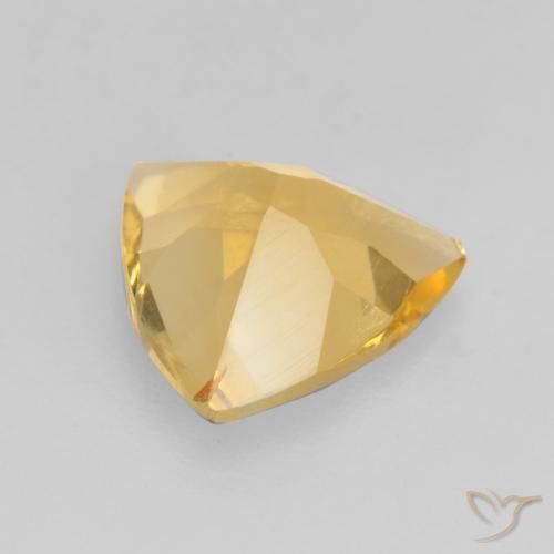 Citrino Dorado medio natural de 1.29 ct, Trillón, VS