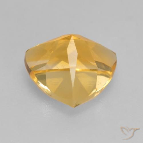 Citrino Naranja dorado natural de 1.68 ct, Trillón, VS