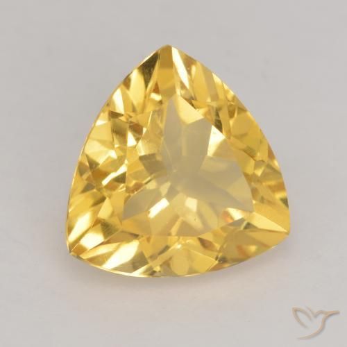 Citrino Dorado natural de 2.10 ct, Trillón, VVS-VS