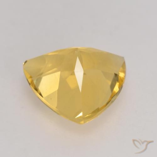 Citrino Dorado natural de 2.10 ct, Trillón, VVS-VS