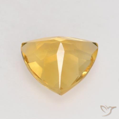 Citrino Dorado claro natural de 1.99 ct, Trillón, VVS-VS