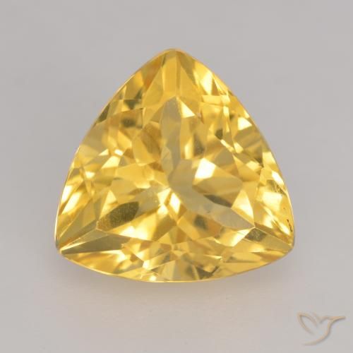 2.42ct Natural Dorado medio Citrino, Trillón, VVS-VS