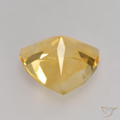 Citrino Dorado claro natural de 2.14 ct, Trillón, VVS-VS