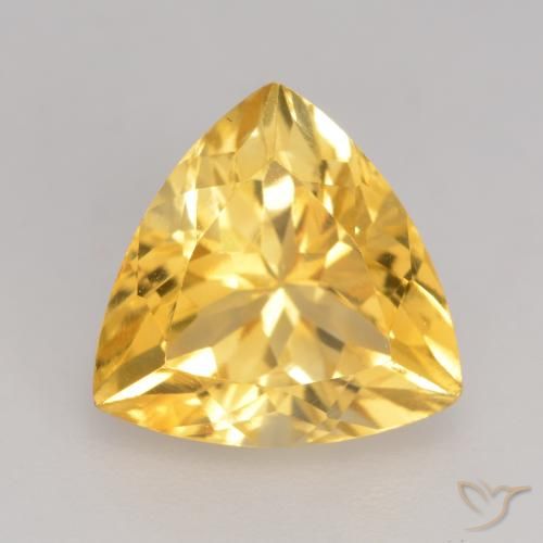2.35ct Natural Dorado medio Citrino, Trillón, VVS-VS