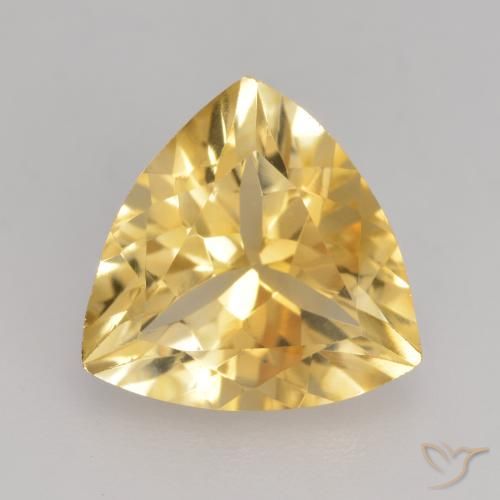 2.25ct Natural Oro Citrino, Trillón, VVS-VS