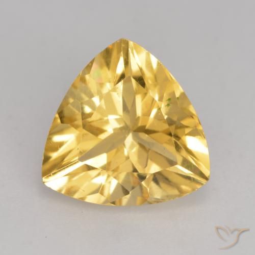 2.03ct Natural Dorado medio Citrino, Trillón, VVS-VS