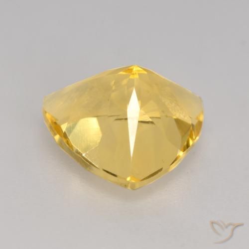 Citrino Dorado medio natural de 2.03 ct, Trillón, VVS-VS