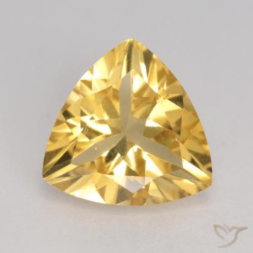 2.02ct Natural Oro Citrino, Trillón, VVS-VS