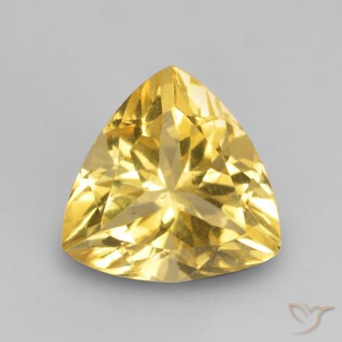 2.20ct Natural Dorado Citrino, Trillón, VVS-VS