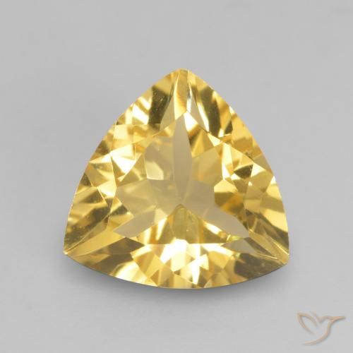 1.89ct Natural Dorado medio Citrino, Trillón, VVS-VS