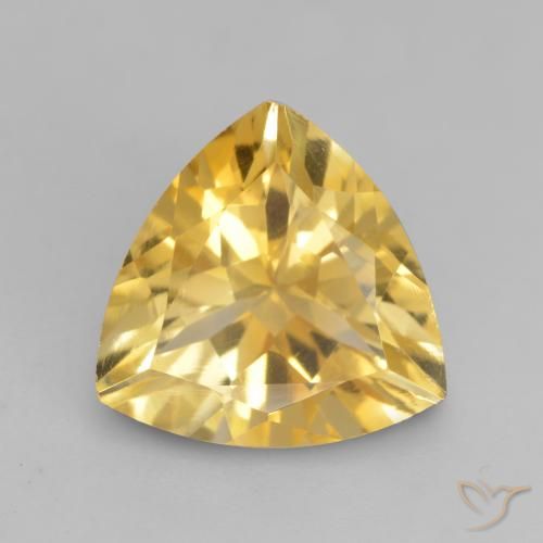 2.27ct Natural Dorado medio Citrino, Trillón, VVS-VS