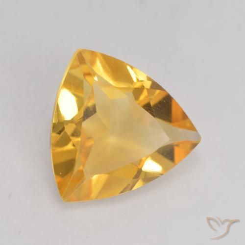 Citrino Dorado naranja natural de 1.80 ct, Trillón, VVS-VS
