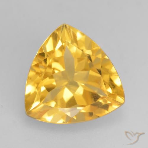 2.38ct Natural Dorado claro Citrino, Trillón, VVS-VS