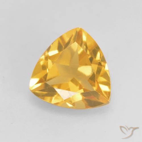 1.14ct Natural Dorado medio Citrino, Trillón, VVS-VS
